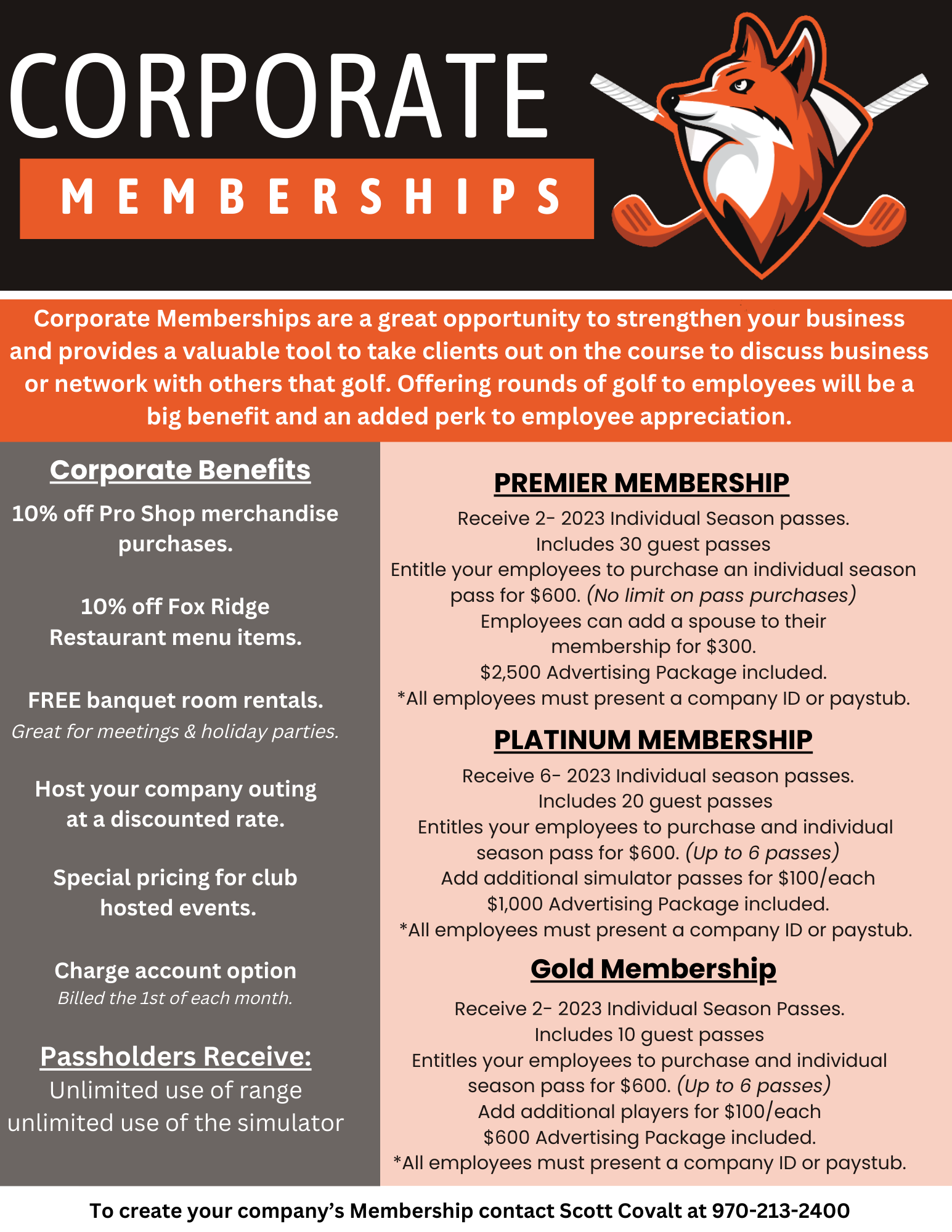Corporate memberships 9