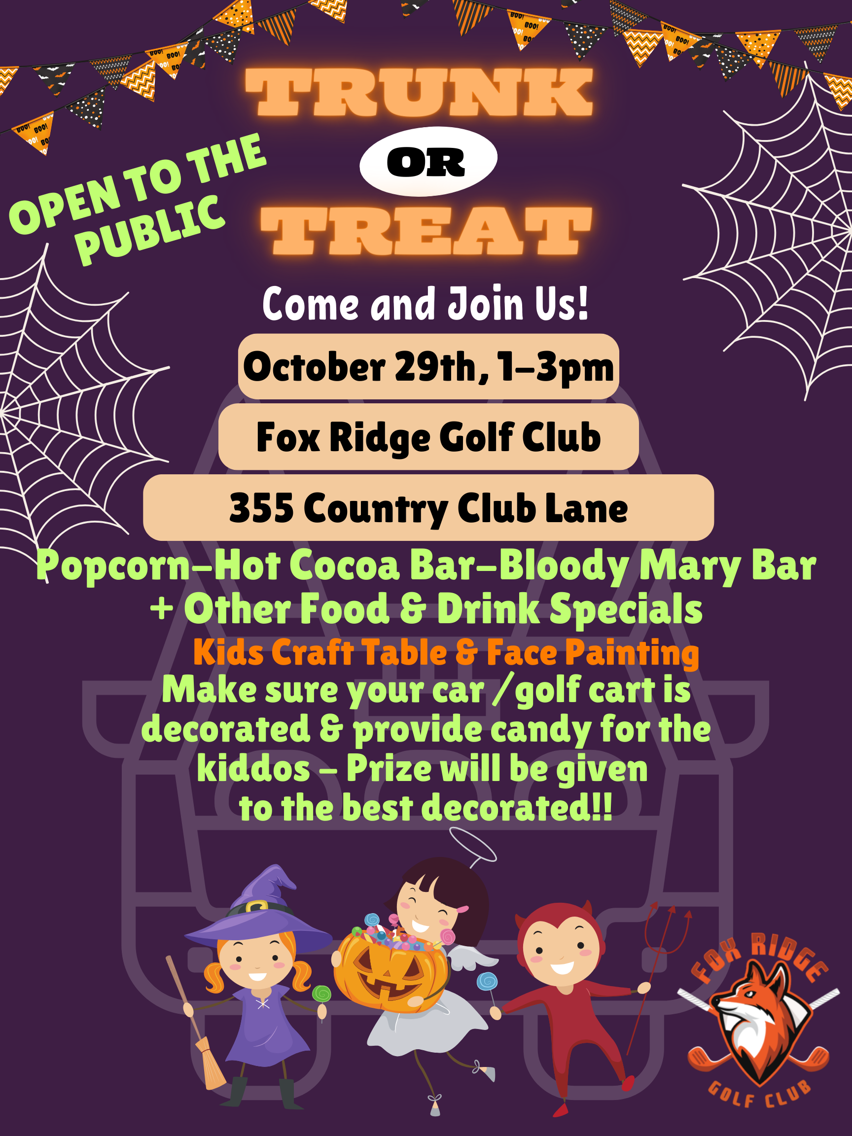 2024 Trunk Or Treat Flyer