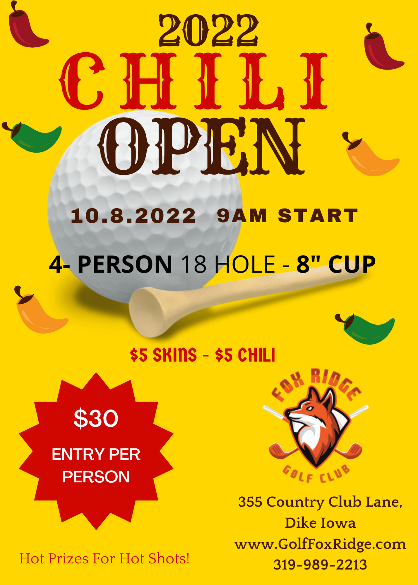 Chili Cook Off Event Flyer 1
